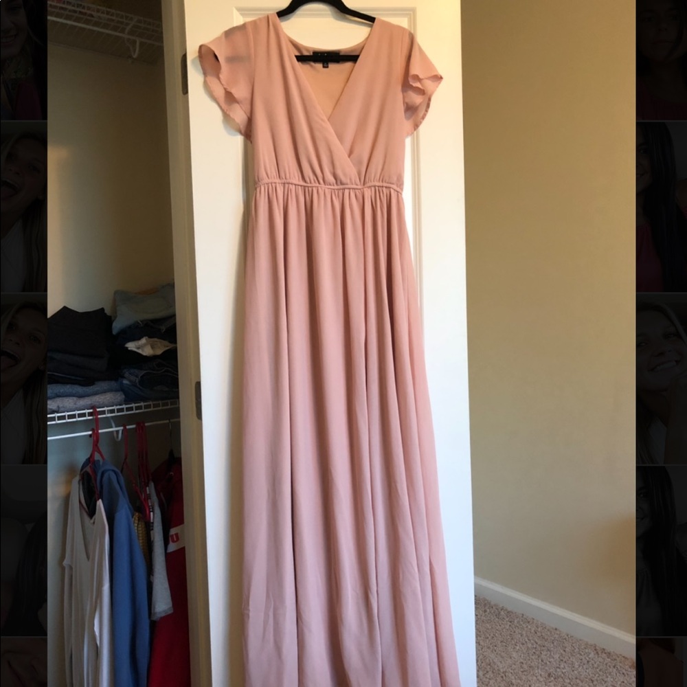 Blush Pink Maxi Dress
